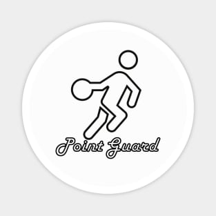 Point Guard - Stick Figure Style Magnet